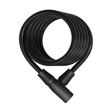 ABUS Star 4508K/150 spiral cable lock - bicycle lock made of 8 mm thick spiral cable, security level 2 - black on sale